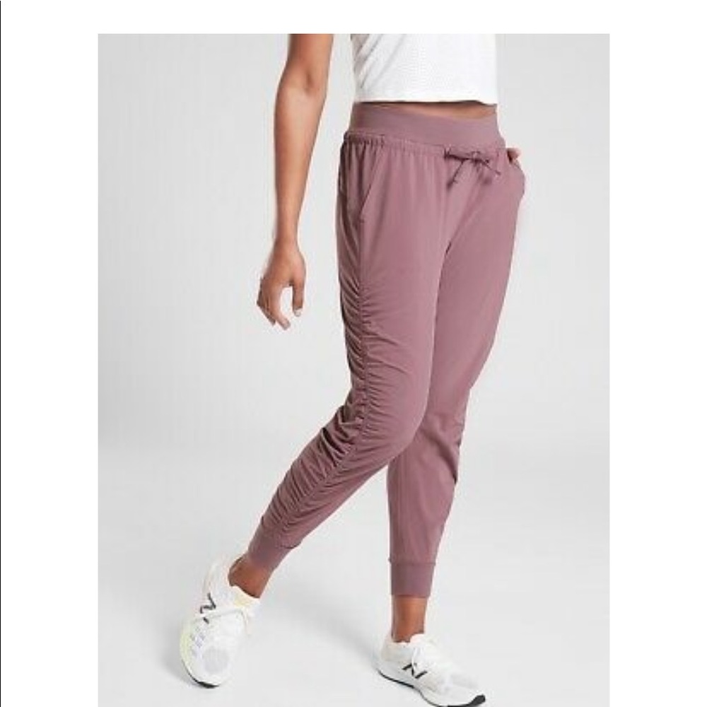 Athleta attitude pant in volcanic violet